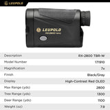 RX-2800 TBR Laser Rangefinder