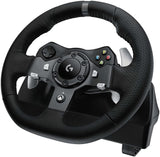 (Renewed) Logitech G920 Dual-motor Feedback Driving Force Racing Wheel with Responsive Pedals for Xbox One