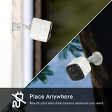 Kasa 2 Camera Home Security System Wireless Outdoor & Indoor | Siren | Night Vision | HD 1080p | Motion Detection | Rechargable | Works w/Alexa and Google (KC310S2)