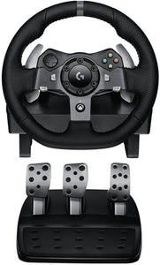 (Renewed) Logitech G920 Dual-motor Feedback Driving Force Racing Wheel with Responsive Pedals for Xbox One