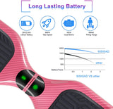Hoverboard Self Balancing Scooter 6.5" Two-Wheel Self Balancing Hoverboard with Bluetooth Speaker and LED Lights Electric Scooter for Adult Kids Gift UL 2272 Certified – Fun Edition