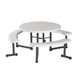 Lifetime 44-Inch Round Picnic Table 300