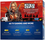 Playstation 4 Pro 2TB SSHD Console with Red Dead Redemption 2 Bundle, 4K HDR, Playstation Pro Enhanced with Solid State Hybrid Drive