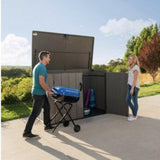 Lifetime Horizontal Rough Cut Storage Shed 75 Cubic Feet