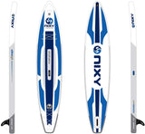 Manhattan Paddle Board Touring & Trekking Inflatable SUP 12'6" x 30” x 6” Ultra-Light Stand Up Paddleboard built with Dual Layer Dropstitch Includes Paddle, Leash, Pump, Shoulder Strap, Carry Bag