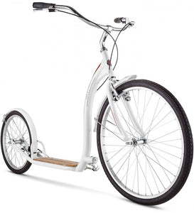 Schwinn Shuffle Adult Scooter, 26-Inch Front Wheel, 20-Inch Rear Wheel, Alloy Linear Pull Brakes, Steel Frame