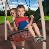 Castle Grey Metal Swing Set 52