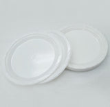 9" Plastic White Plates Carton (1, 000 pieces)