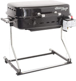 RV Or Trailer Mounted BBQ – Motorhome Gas Grill – 214 Sq Inch Cooking Surface – Adjustable Flame Controller, Black