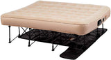 EZ Air Bed Self-Inflating Queen Size Air Mattress with Built-in Frame, Pump and Wheeled Case