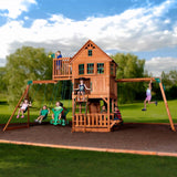 Skyfort II Wooden Swing Set 16