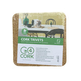 Square Cork Hotpads 4 Pcs