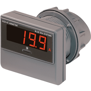 Blue Sea Systems – Digital AC Ammeter, 0-150 Amps – 8238