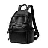 Ladies Backpack in Lychee Pattern Pu Leather