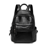 Ladies Backpack in Lychee Pattern Pu Leather