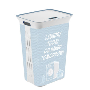 Chic Laundry Hamper Witty 60L with Lid