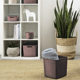 Jute Large Basket 20L Peppercorn