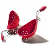 2Pc Egg Poacher set Red