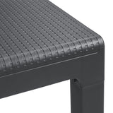 Emily Balcony Outdoor Bench Set Graphite