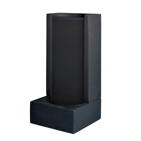 Kent 90 Tall Water Fountain Black Stone