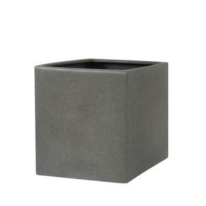 Alicante Planter Square Dark Grey