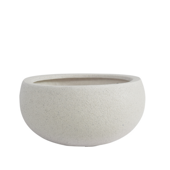 Rockford Planter White Textured