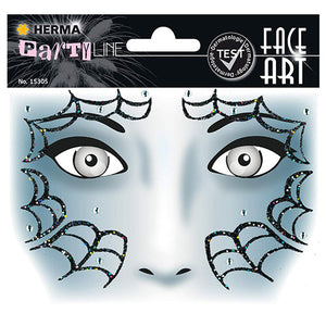 Face Art Stickers Spider (15305)