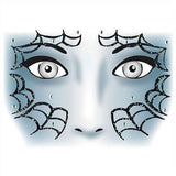 Face Art Stickers Spider (15305)