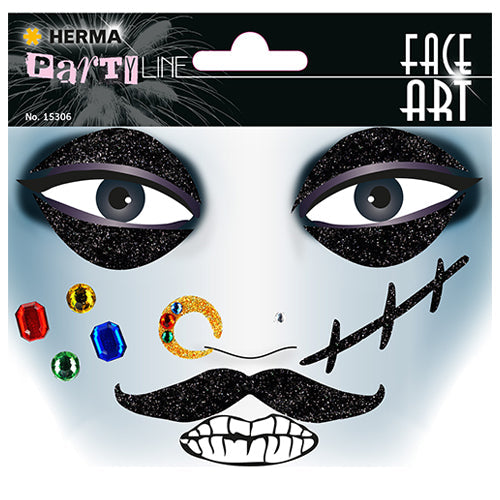 Face Art Stickers Pirate (15306)
