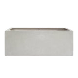 Berkley Rect Planter White Textured