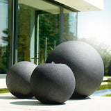 Maicao Round Water Fountain Black Stone