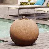 Maicao Round Water Fountain Corten Steel