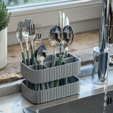 DRAIN&SAFE Cutlery Drainer