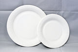 7" White Paper Plate Carton (1, 000 pieces)