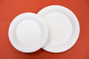 7" White Paper Plate Carton (1, 000 pieces)