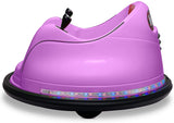 Kidzone DIY Race #00-99 6V Kids Toy Electric Ride On Bumper Car Vehicle Remote Control 360 Spin ASTM-Certified, Purple