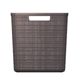 Jute Storage Basket Cube 17L Peppercorn