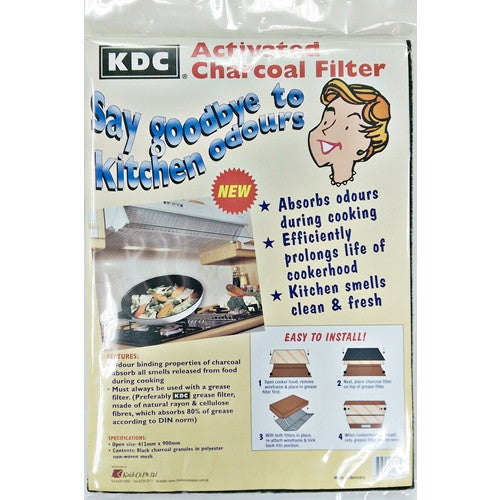 KDC Charcoal Filter Sheet Carton (10 pieces)