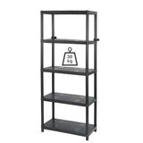 Sigma 15" 5 Tier Open Shelf Black