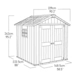 Oakland Outdoor Storage Shed 757