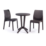 Bistro Set Brown