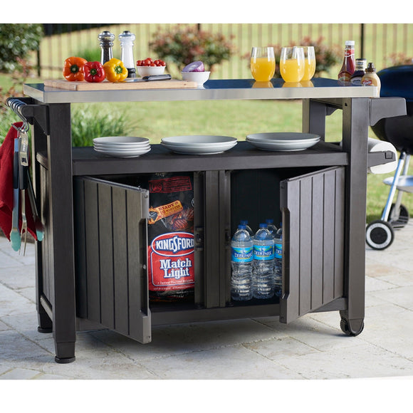 Unity XL Storage Buffet BBQ Table