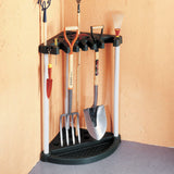 Corner Garden Tool Rack Black