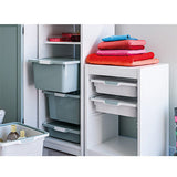 Kiskreo Low Drawer Bundle Set White with Lid