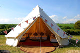Outdoor Luxury Glamping Bell Tents for Boutique Camping and Occasional Family Camping Trips and Festivals and Human shelter for inhabiting or Leisure