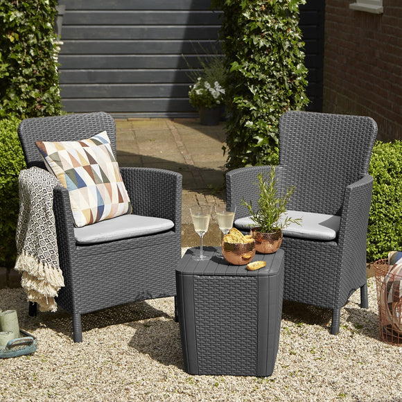 Miami Balcony Sofa Set Graphite