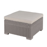 Moorea 5 Seat Garden Lounge Set Cappuccino + Free Delivery