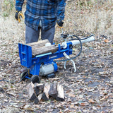 Powerhorse Horizontal/Vertical Electric Log Splitter  8-Ton, 15 Amp, 120V Motor