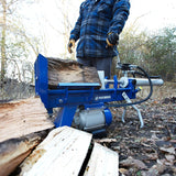 Powerhorse Horizontal/Vertical Electric Log Splitter  8-Ton, 15 Amp, 120V Motor