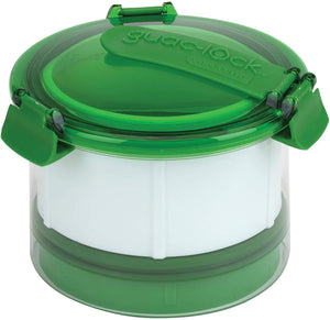 Casabella Guac-Lock 12-24 oz. Guacamole Keeper with Airtight Lid, Clear/Green